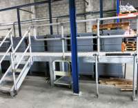 Kee Lite handrails used to protect new Aluminium Anodising Plant in Dubai, UAE