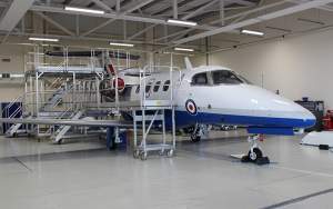 Bespoke access platforms for Embraer 1000 aircraft maintenance