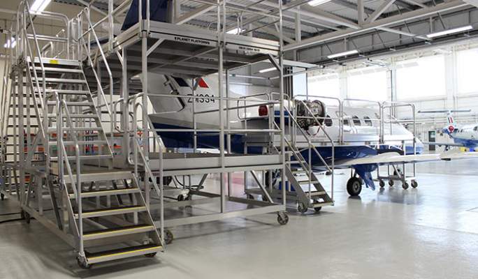 Bespoke Access Platforms for Aircraft Maintenance 