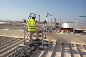 Rooftop Walkway & Step Overs for Muscat City Centre