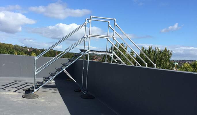 Bespoke roof step over