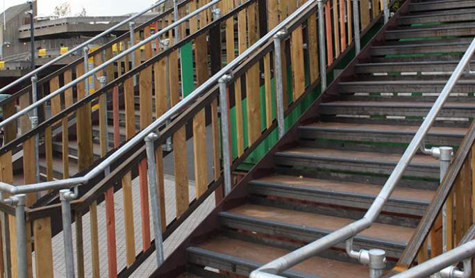 Kee Access DDA handrails
