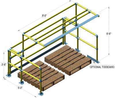 double width pallet gate size