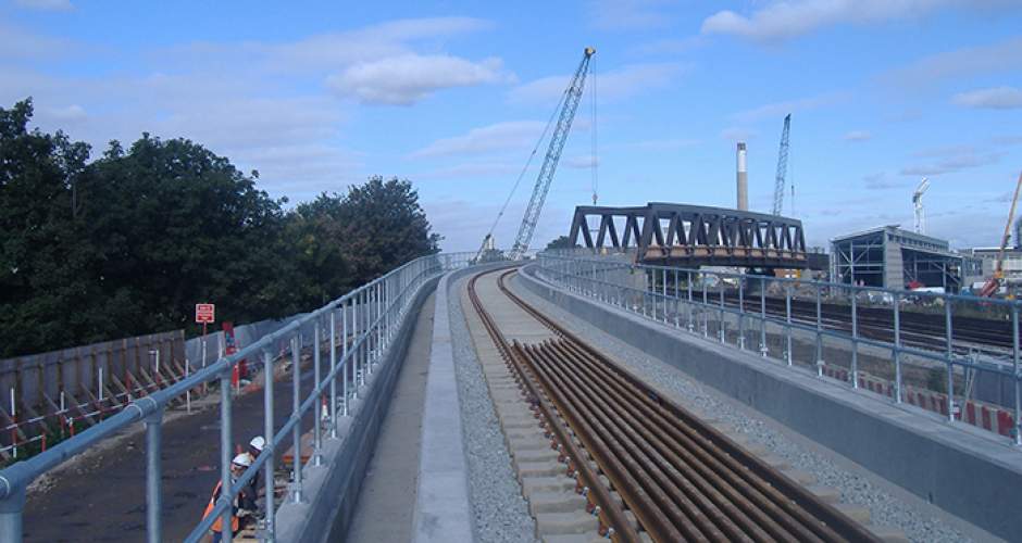 Kee Klamp railing installation
