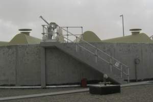 Anodised Handrails Installation, Razeen Wastewater