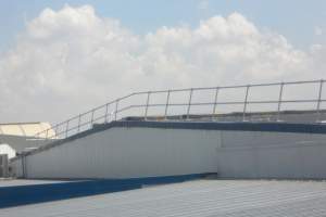 Absturzsicherung für Metalldächer