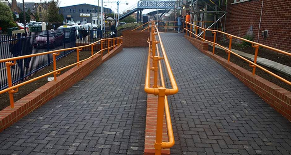 DDA Compliant Access Handrail • Kee Safety, UK