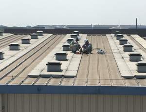 KeeLine Manufacturing Facility Rooftop Installation