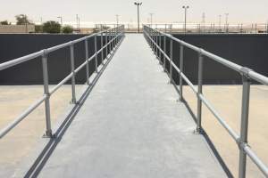 Abu Dhabi Sewerage Services Company searched for non-conductive guardrail