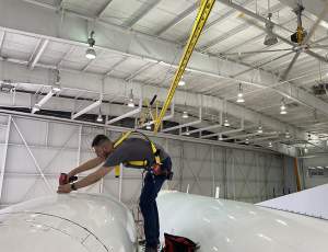 Overhead Fall Protection for Aircraft Maintenance