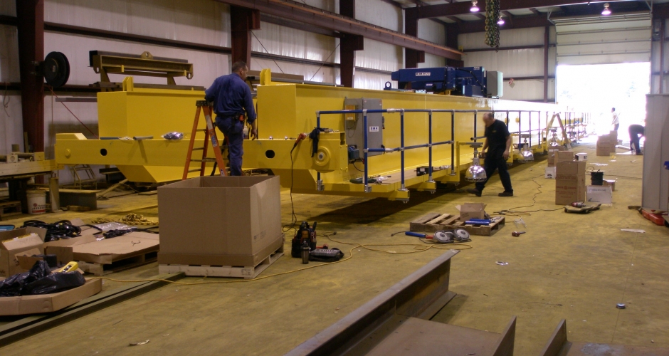 Handrail System for an Overhead Crane • Kee Safety, INC