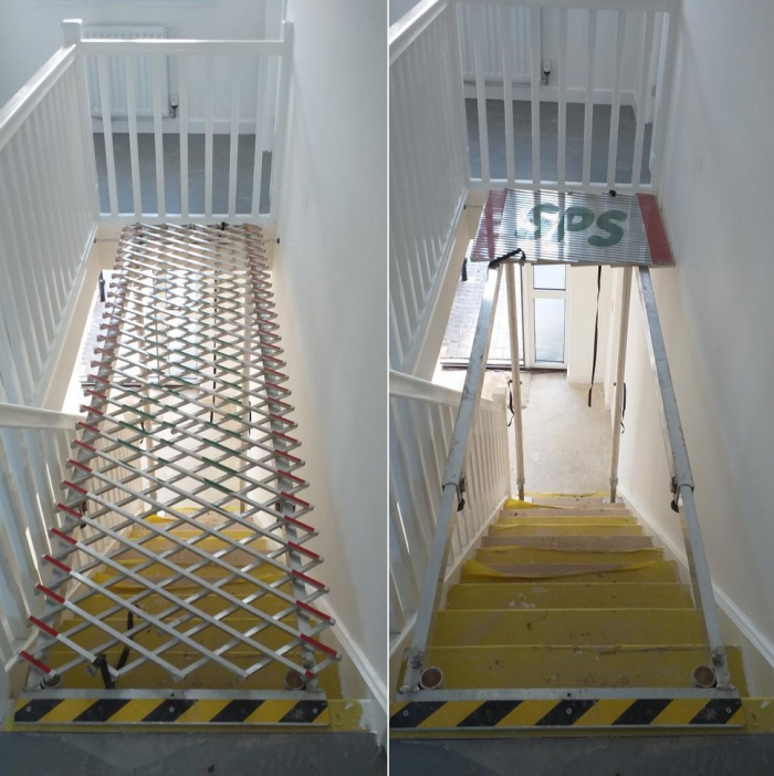 StairSpan - Gittermattensystem für Treppenhäuser