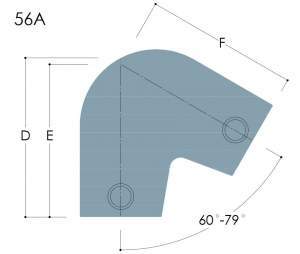 56A - Acute Angle Elbow 11º to 30º