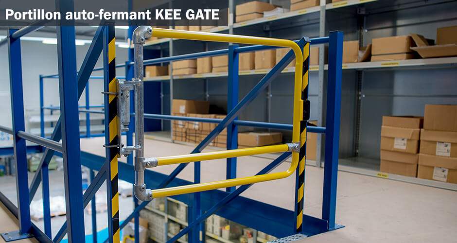 Portillon de sécurité auto-fermant Kee Gate