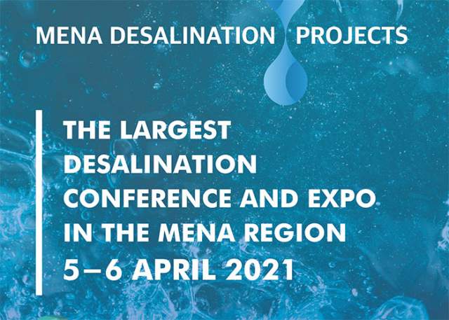 Come and see us at MENA Desalination Projects Conference