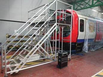 Custom Built Train Maintenance Safe Access Platform