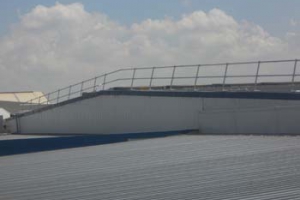 Roof Edge Protection for Metal Profile and Standing Seam Roofs