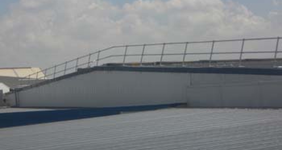 Roof edge protection for for metal profile and standing seam roofs