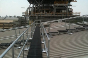 Fall Protection Solutions for a Gas Turbine Power Plant