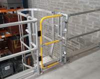 Full Height Gates Provide Safe Rooftop Access From Ladders