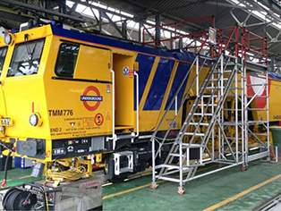 Bespoke Access Platforms for Train Maintenance